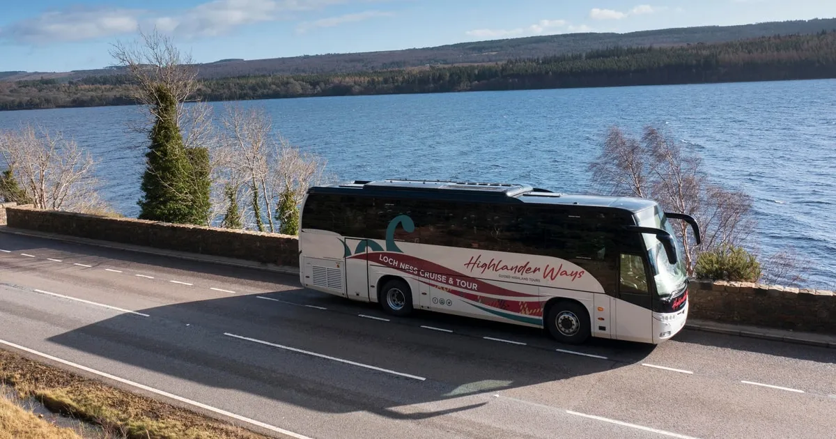 Three and a half hours, on a tour of Urquhart Castle, castle tours in Europe