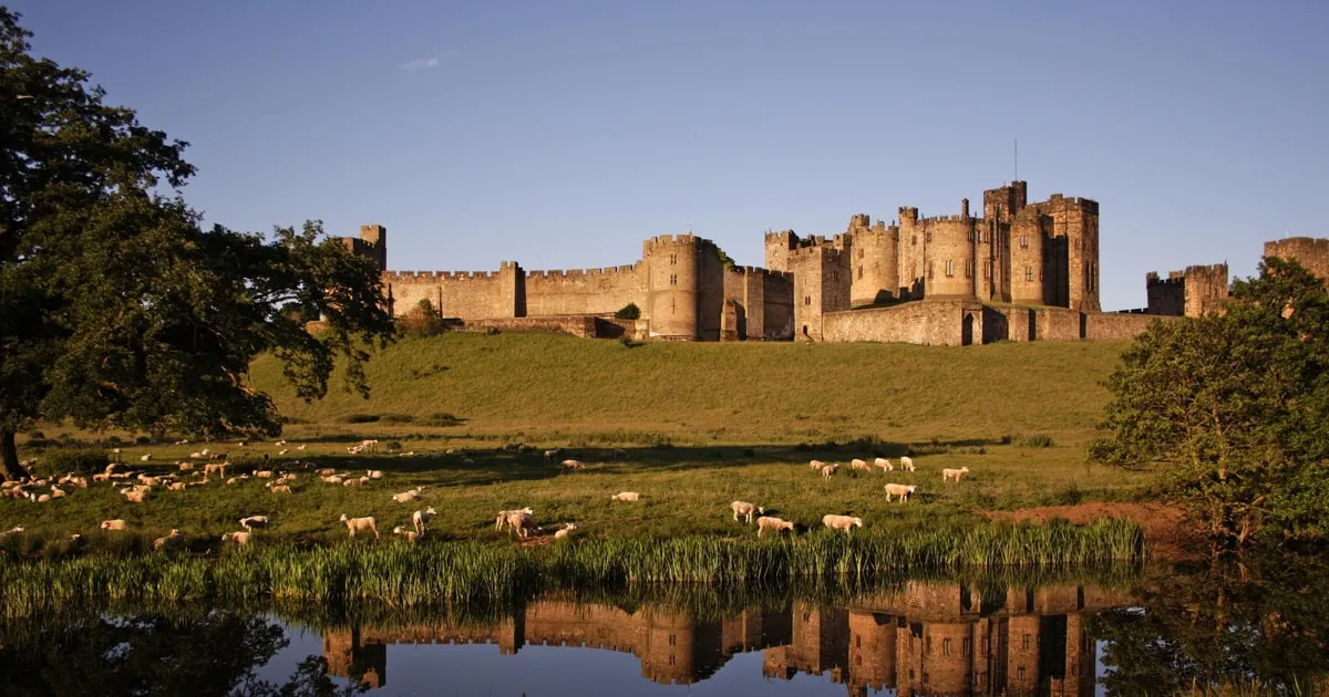 From Edinburgh over the border, on a tour of Alnwick Castle, castle tours in Europe
