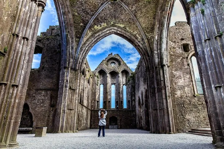 Driver-guided day from Dublin to Cahir Castle, the Rock of Cashel and Blarney with every entry paid, on a tour of Blarney Castle, castle tours in Europe